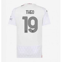 AC Milan Theo Hernandez #19 Udebanetrøje Dame 2023-24 Kortærmet